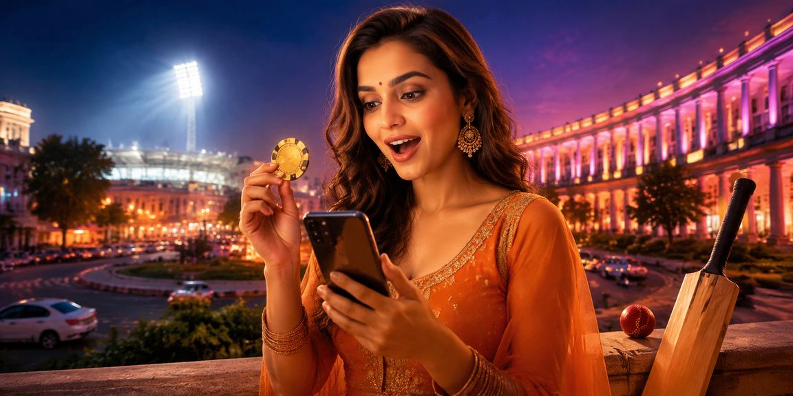Online payment transaction for sports betting in Delhi's Connaught Place